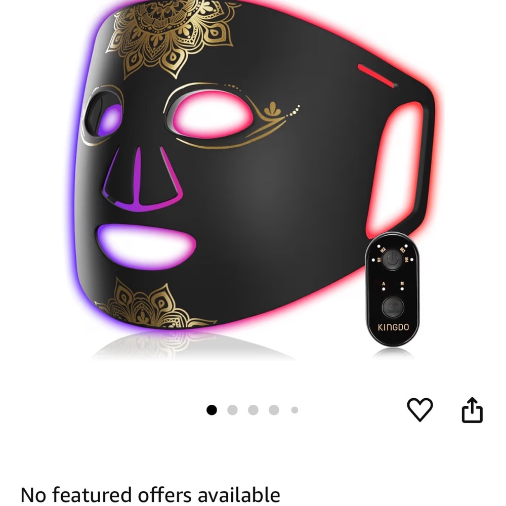 Red light therapy LED face mask (2 in package)